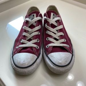 Maroon Converse